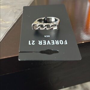 Forever 21 Men's Silver Chain Ring